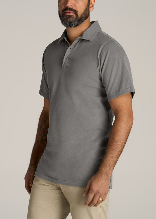       American-Tall-Men-Ultra-Soft-Short-Sleeve-Cotton-Polo-Vintage-Pewter-side