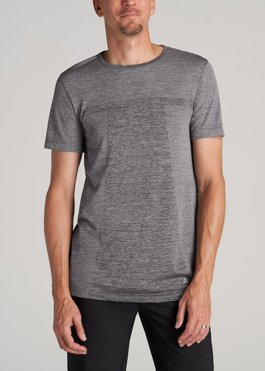    American-Tall-Men-AT-Performance-Short-Sleeve-Jersey-Athletic-Crewneck-Engineered-Tee-Grey-Mix-front
