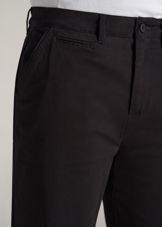    American-Tall-Men-Chino-Shorts-Black-detail