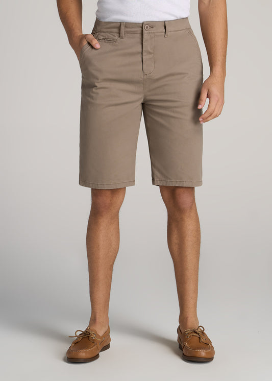       American-Tall-Men-Chino-Shorts-Dark-Sand-front