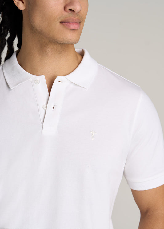 American-Tall-Men-Classic-Polo-Embroidered-Logo-Bright-White-detail