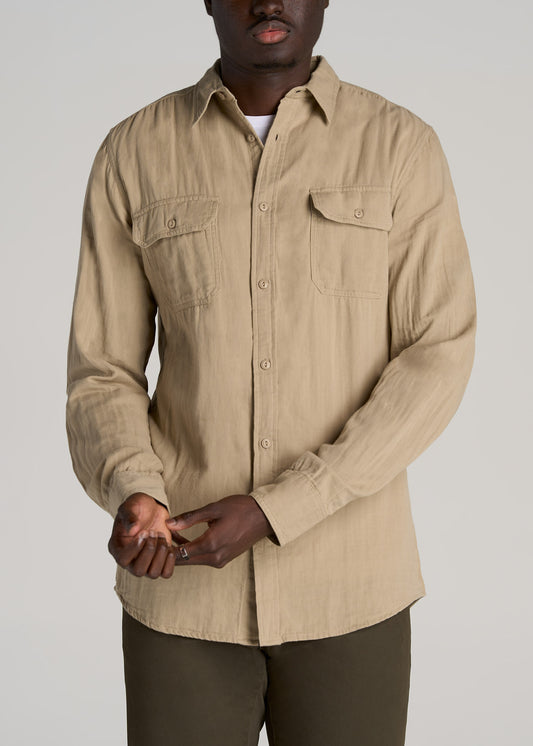       American-Tall-Men-Double-Weave-Shirt-Vintage-Buck-front