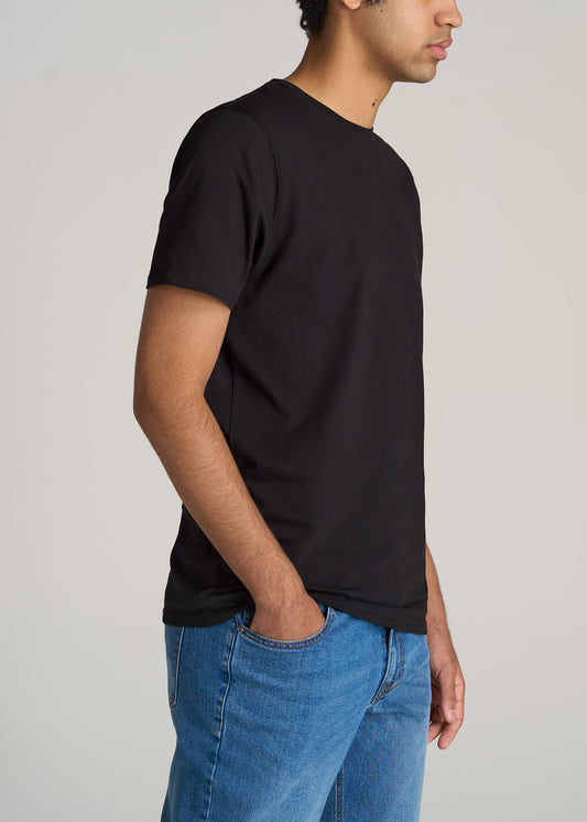     American-Tall-Men-Essentials-REGULAR-FIT-Crew-Neck-T-Shirt-Black-side