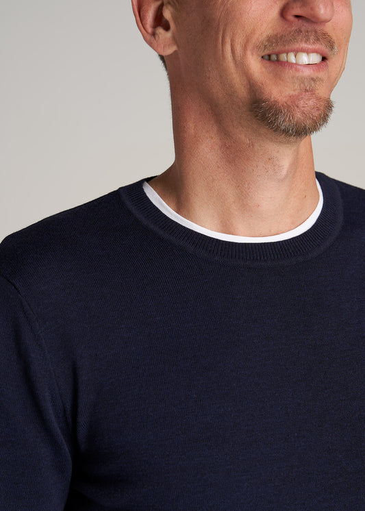    American-Tall-Men-Everyday-Crew-Neck-Sweater-Patriot-Blue-detail