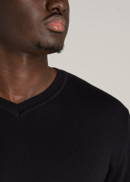    American-Tall-Men-Everyday-V-Neck-Sweater-Black-detail