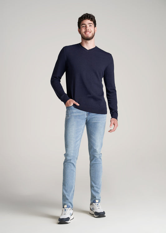    American-Tall-Men-Everyday-V-Neck-Sweater-Patriot-Blue-full