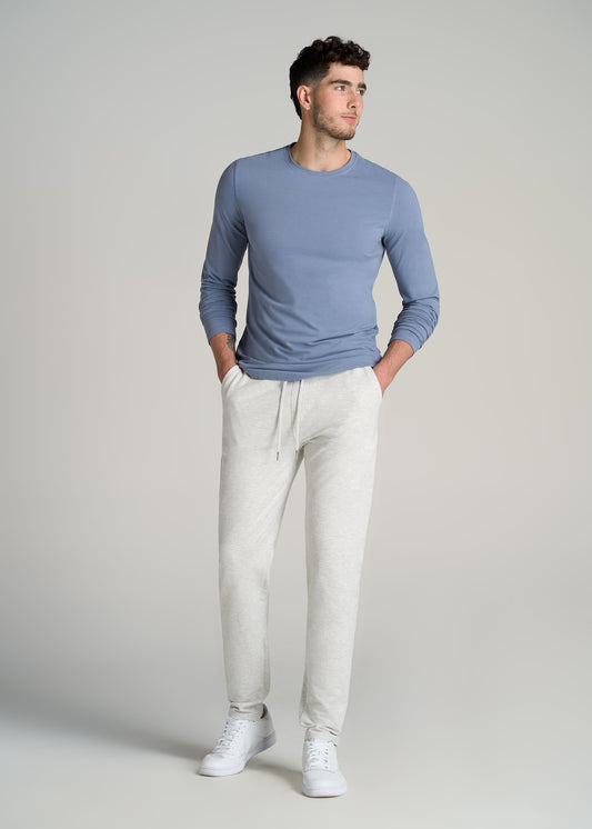         American-Tall-Men-Microsanded-French-Terry-Sweatpant-Grey-Mix-full