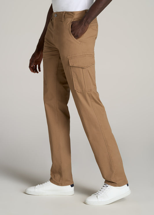    American-Tall-Men-Stretch-Twill-Cargo-Pants-Russet-Brown-side