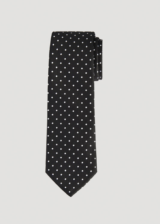    American-Tall-Men-Tie-White-Dot-Front
