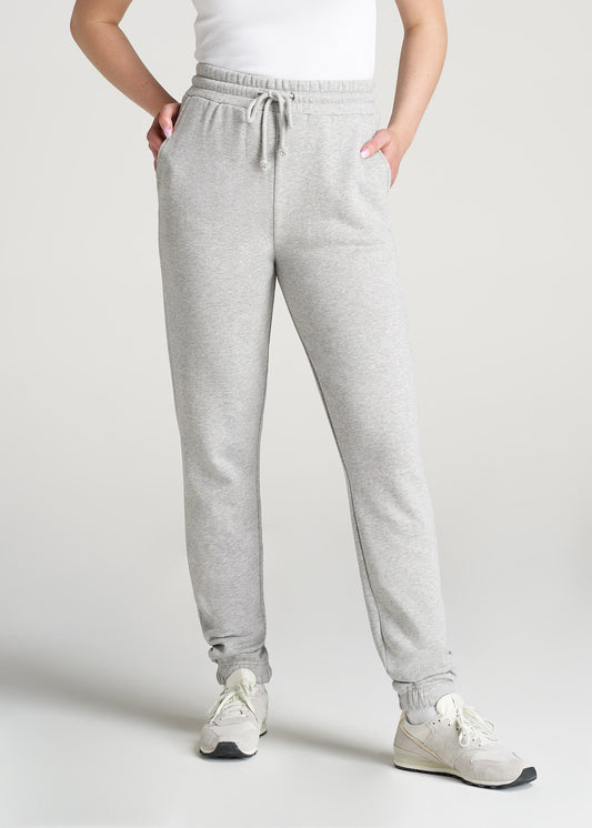 American-Tall-Women-8020-PD-HighWaist-Sweatpants-GreyMix-front