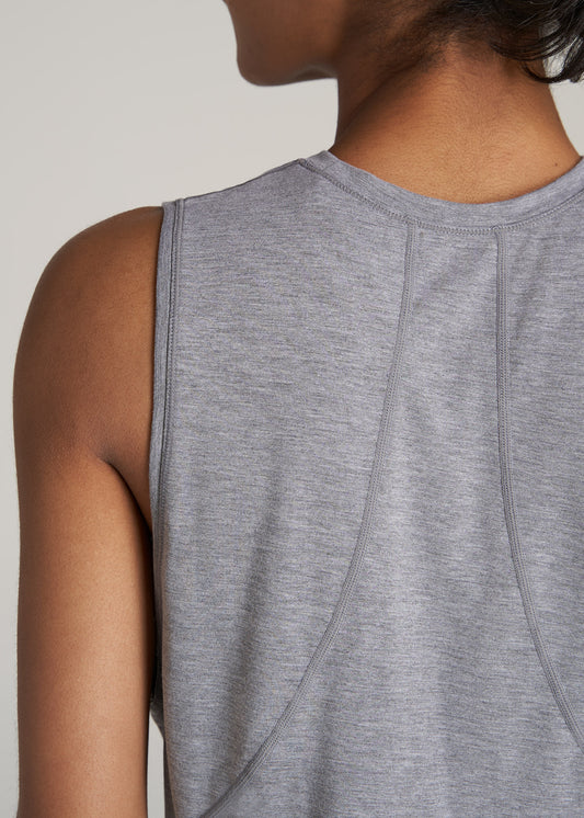       American-Tall-Women-Athletic-Cropped-Muscle-Tank-Grey-Mix-detail