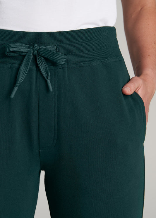    American-Tall-Women-French-Terry-Jogger-Emerald-detail