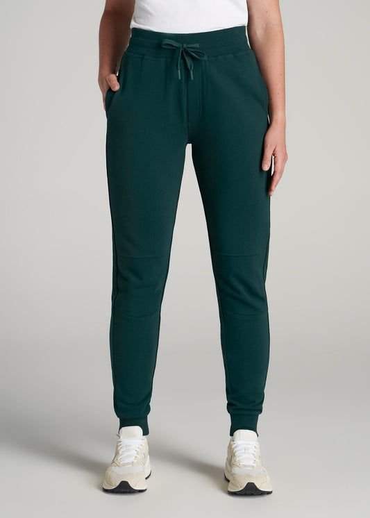    American-Tall-Women-French-Terry-Jogger-Emerald-front