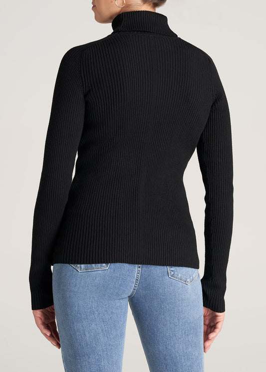 American-Tall-Women-HeavyRib-Turtleneck-Sweater-Black-back