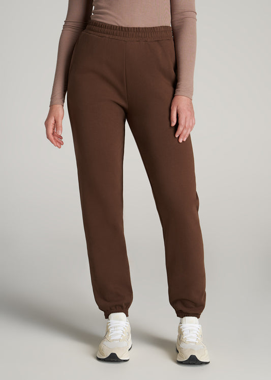       American-Tall-Women-WKND-Fleece-Relaxed-Sweatpants-Rootbeer-front