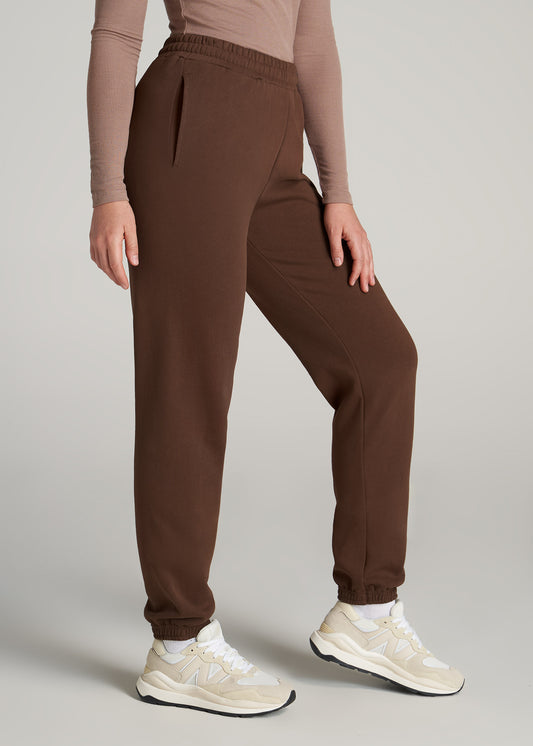    American-Tall-Women-WKND-Fleece-Relaxed-Sweatpants-Rootbeer-side