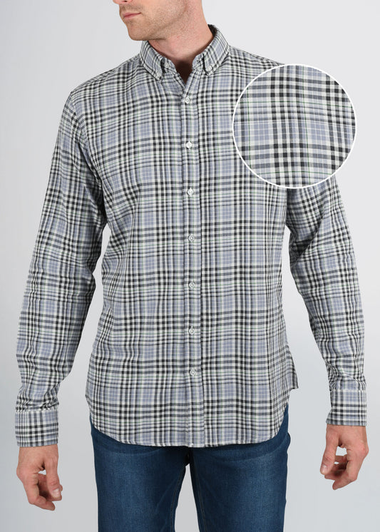 american-tall-mens-double-weave-greyplaid-frontswatch