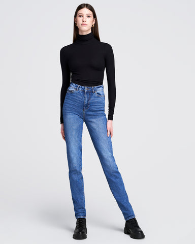 joyouslyvibrantlife Women's Jeans High Rise Slim-Fit