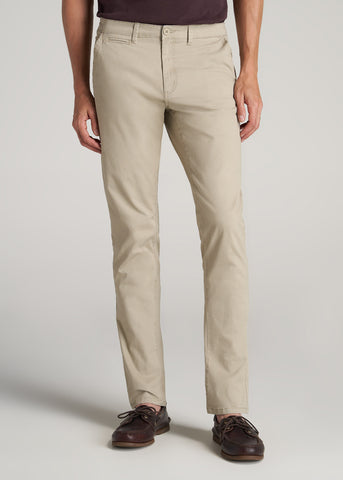 Men's Tall Chino Pants with a Tapered fit