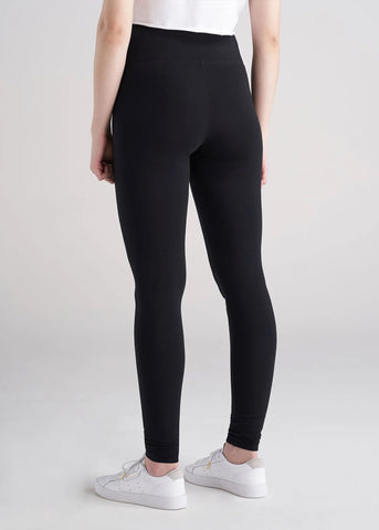 Women's Cotton Tall leggings in Black color