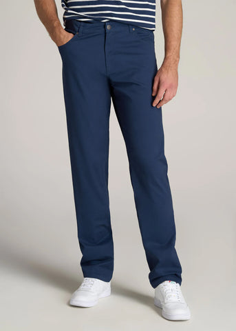 Straight Leg five-pocket Pants for Tall Men - by joyouslyvibrantlife