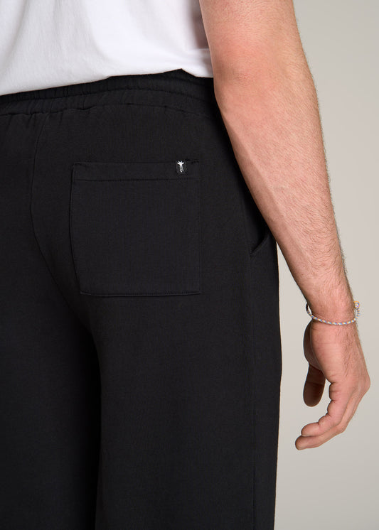 American-Tall-Men-Wearever-Garment-Dyed-French-Terry-Sweat-Shorts-Black-detail