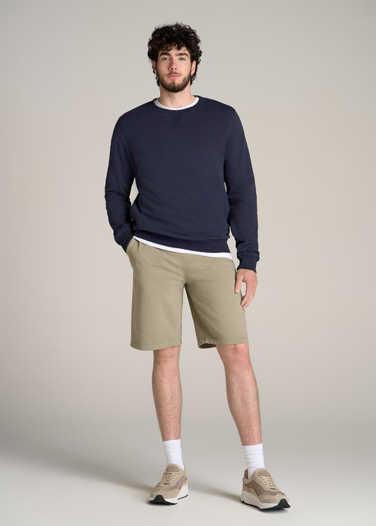 American-Tall-Men-Wearever-Garment-Dyed-French-Terry-Sweat-Shorts-Khaki-full