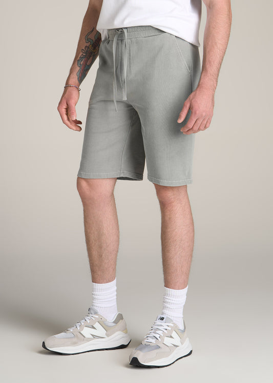 American-Tall-Men-Wearever-Garment-Dyed-French-Terry-Sweat-Shorts-Silvermist-side