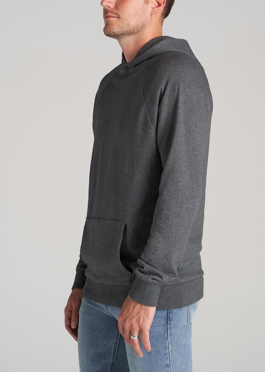    American-Tall-Men-80-20-French-Terry-Raglan-Hoodie-Charcoal-Mix-side