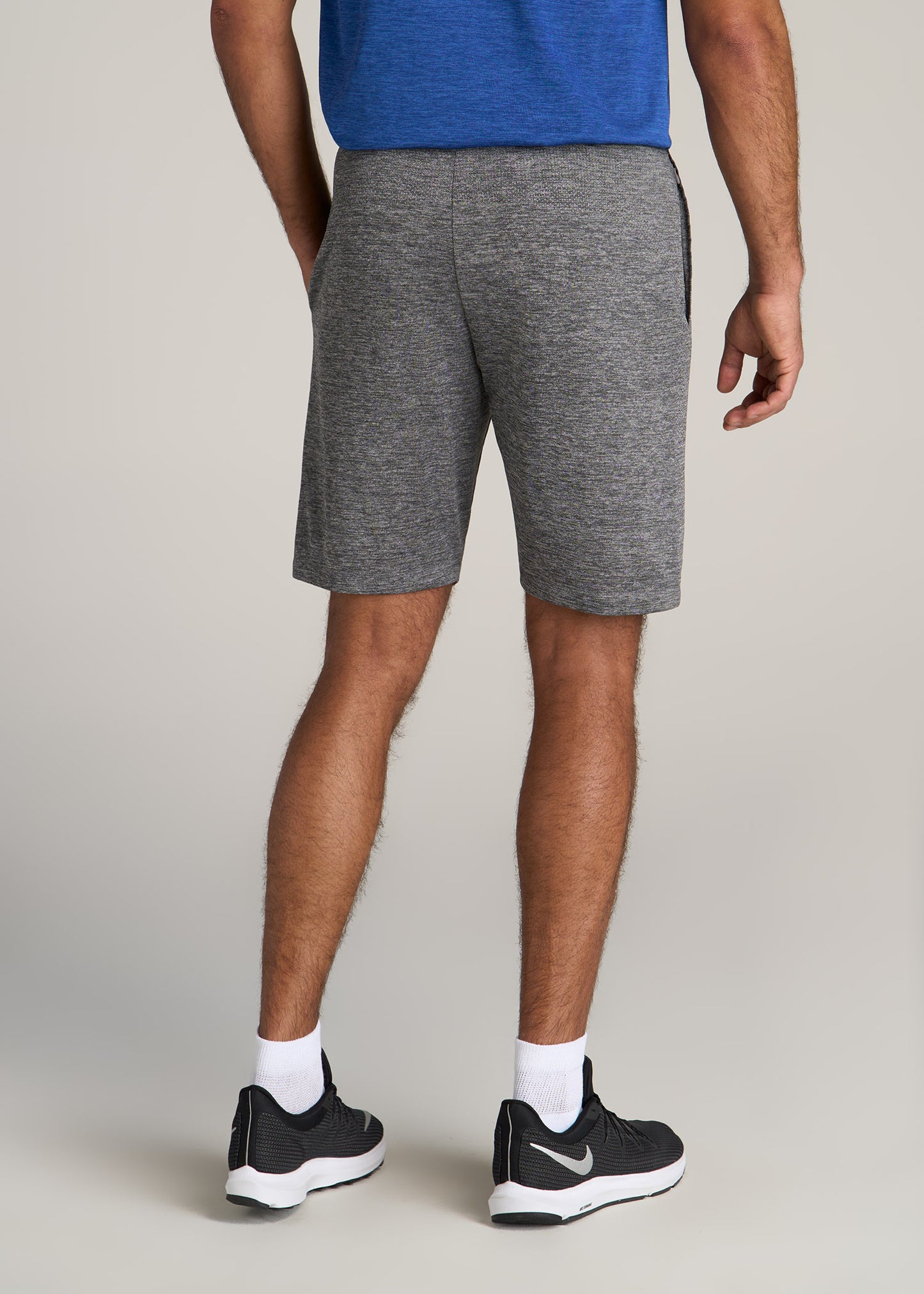 American-Tall-Men-AT-Performance-Engineered-Athletic-Shorts-GreyMix-back