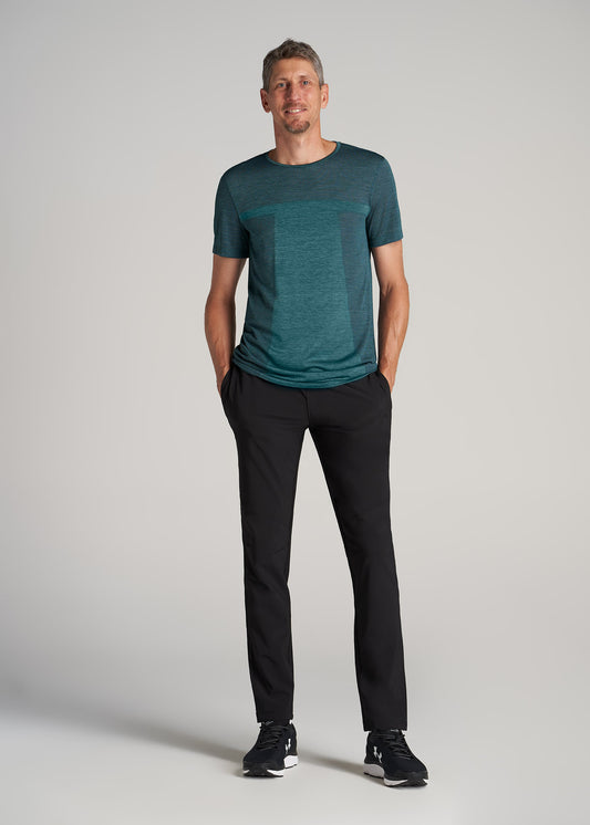     American-Tall-Men-AT-Performance-Short-Sleeve-Jersey-Athletic-Crewneck-Engineered-Tee-Teal-Mix-full