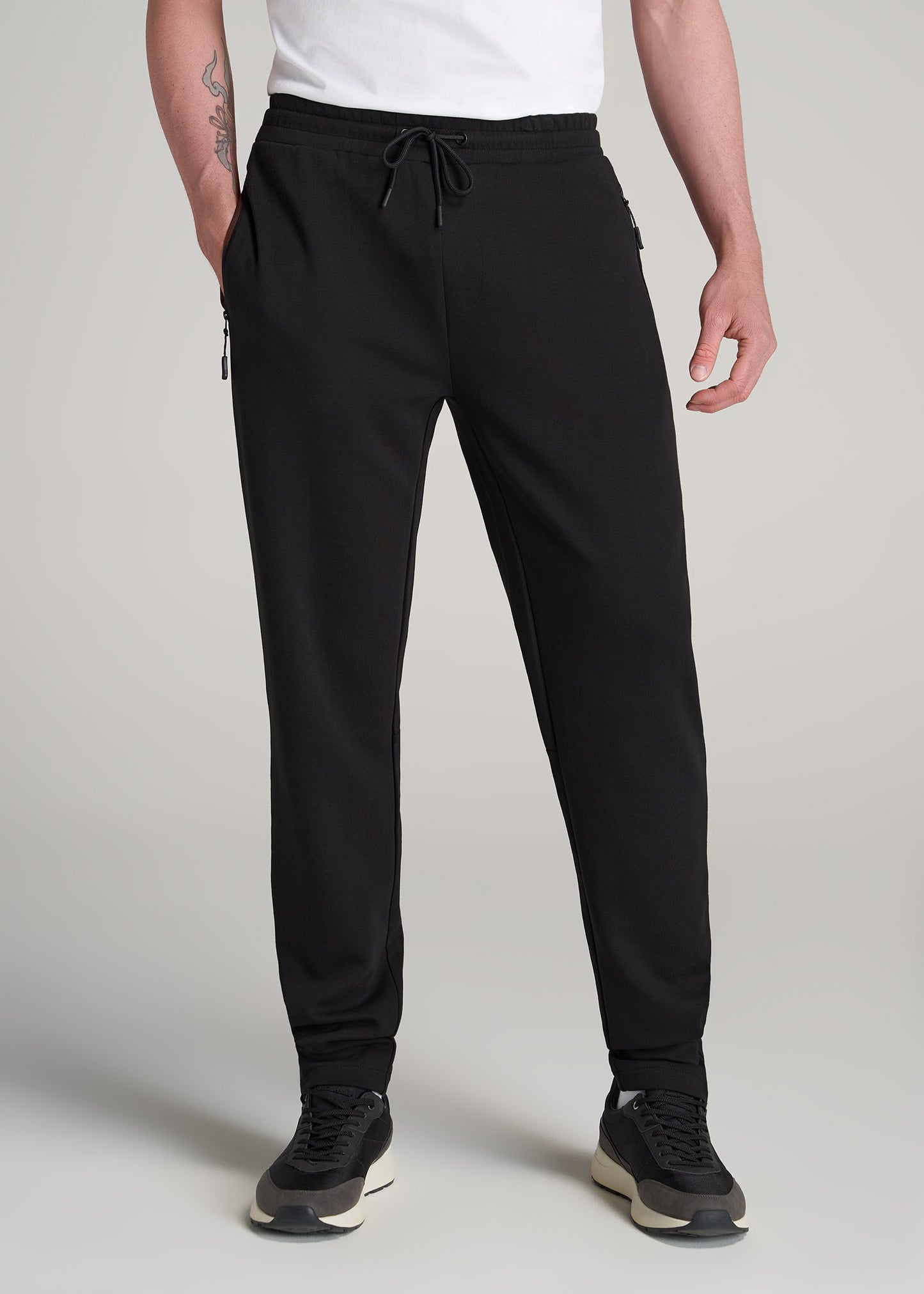    American-Tall-Men-Athleisure-Performance-Pant-Black-front