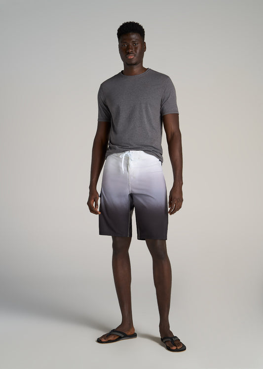    American-Tall-Men-Board-Shorts-Black-Ombre-full
