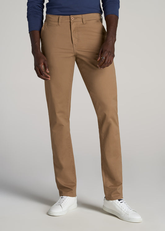       American-Tall-Men-Carman-Chinos-Russet-Brown-front