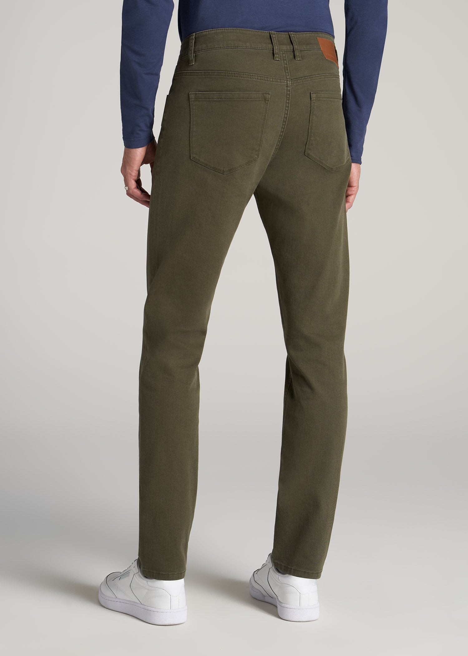     American-Tall-Men-Carman-Tapered-Fit-Jeans-Olive-Green-Wash-back
