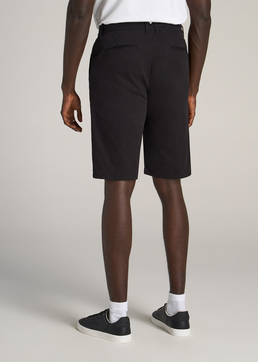    American-Tall-Men-Chino-Shorts-Black-back