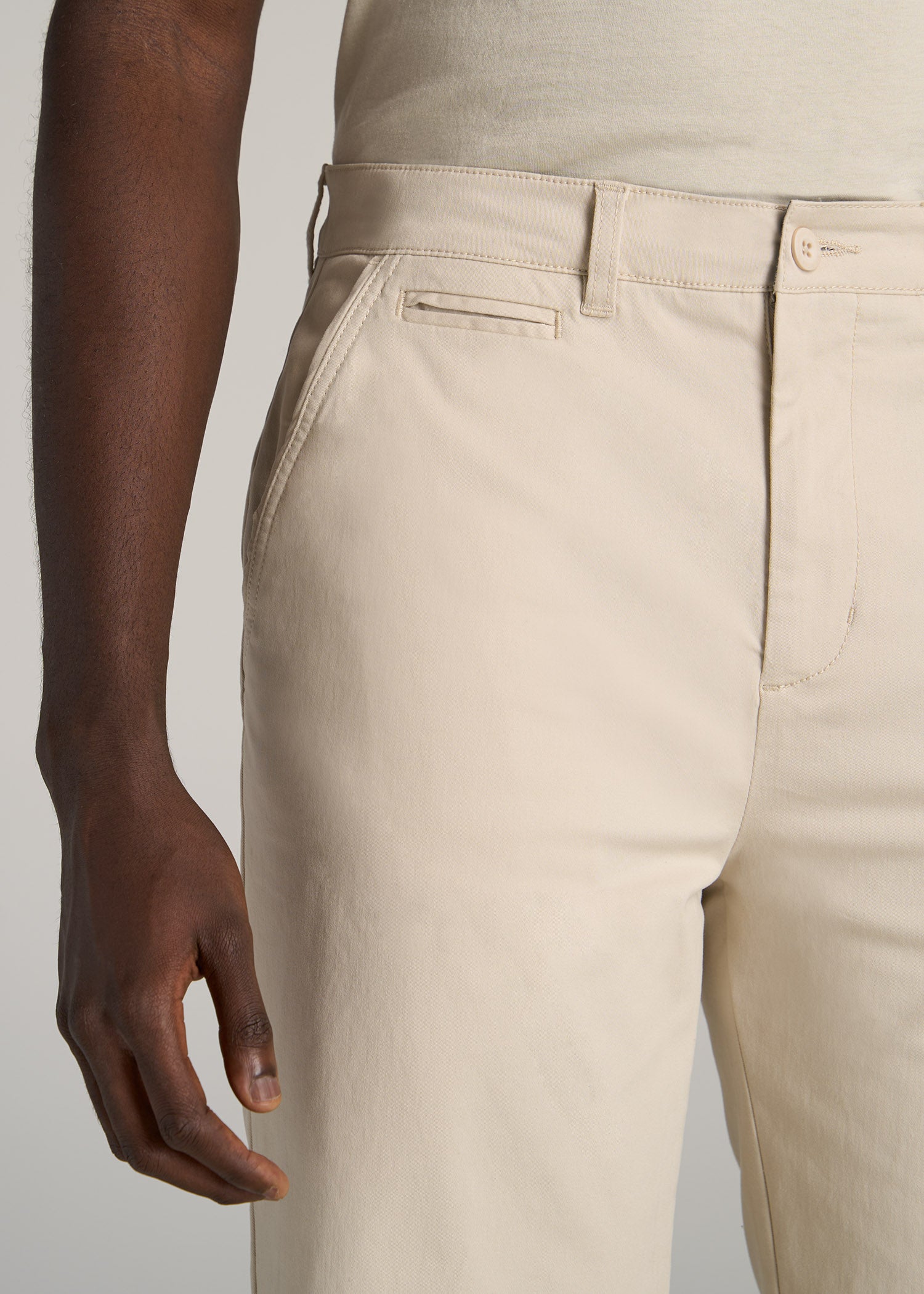    American-Tall-Men-Chino-Shorts-Soft-Beige-detail