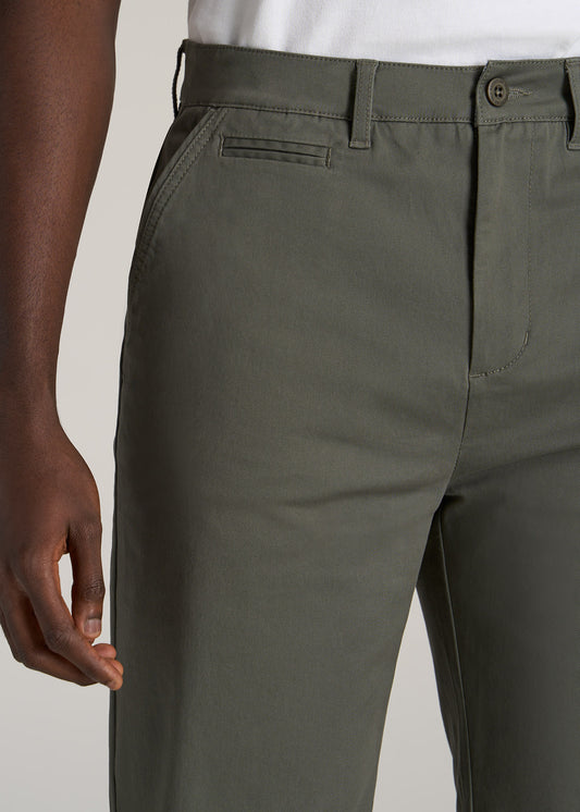     American-Tall-Men-Chino-Shorts-Spring-Olive-detail