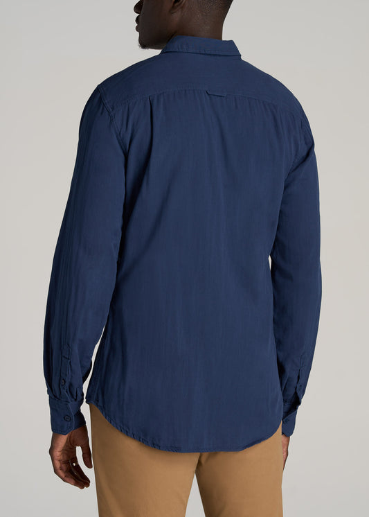    American-Tall-Men-Double-Weave-Shirt-Vintage-Midnight-Navy-back