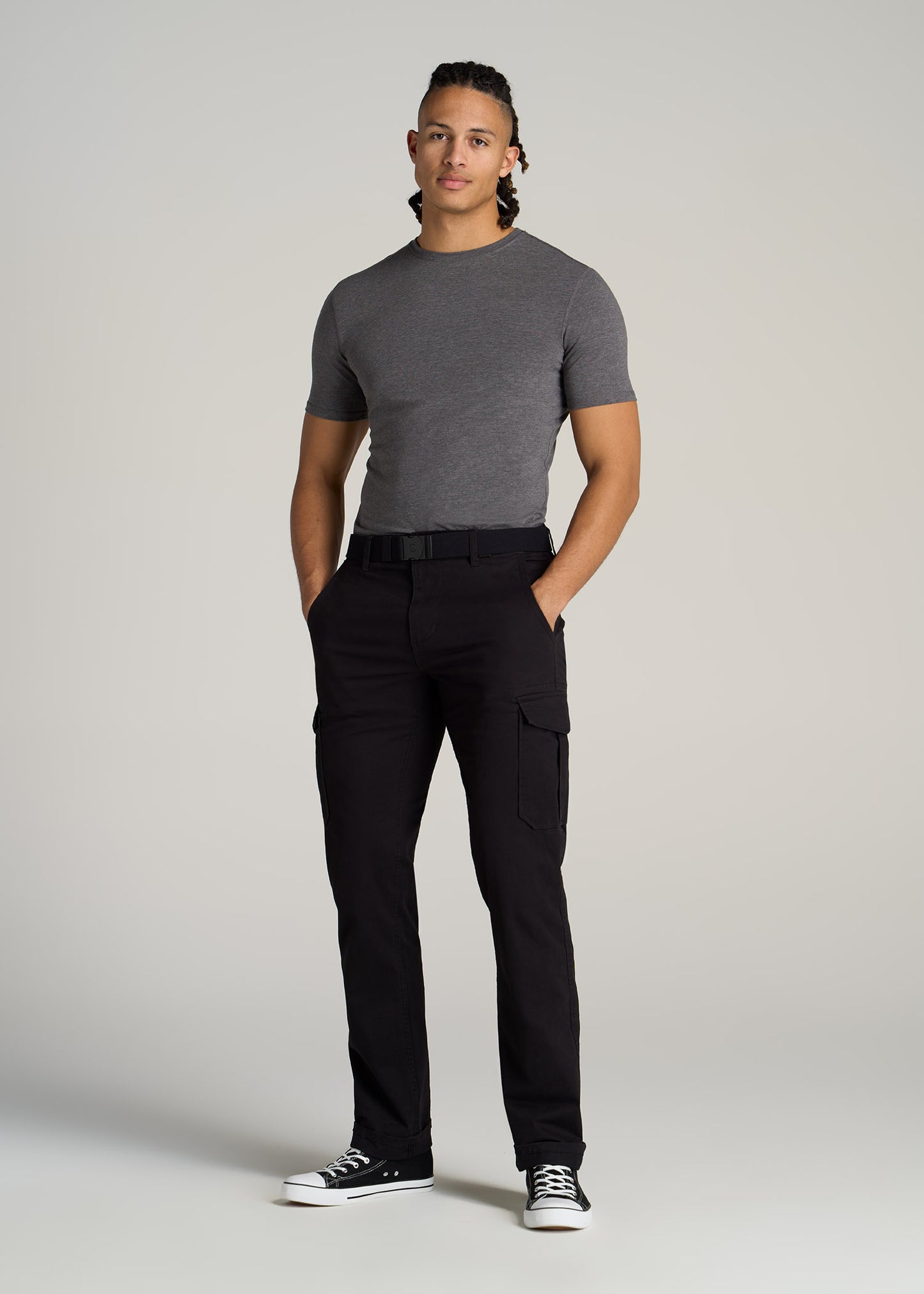    American-Tall-Men-Essential-SLIM-FIT-Crew-Neck-Tees-Charocal-Mix-full