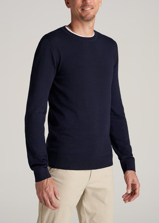       American-Tall-Men-Everyday-Crew-Neck-Sweater-Patriot-Blue-side