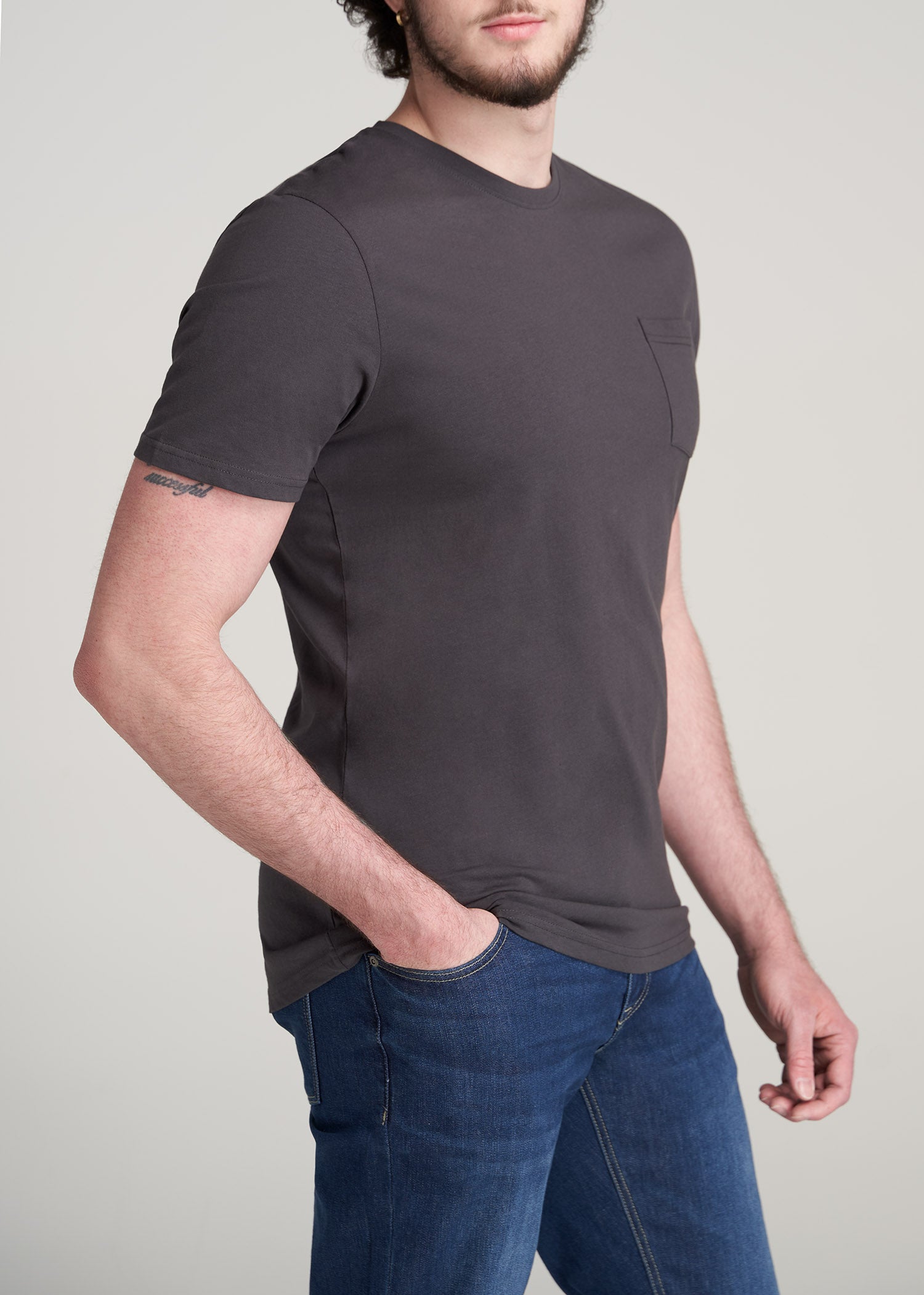    American-Tall-Men-Everyday-Pocket-Tee-Charcoal-side