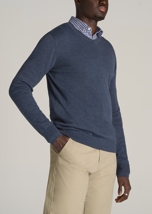    American-Tall-Men-Everyday-V-Neck-Sweater-Navy-Mix-side