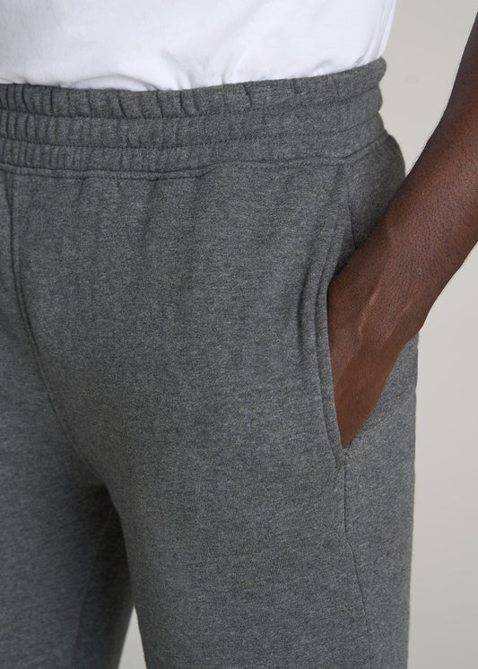   American-Tall-Men-Fleece-Open-Bottom-Sweatpants-Charcoal-Mix-detail