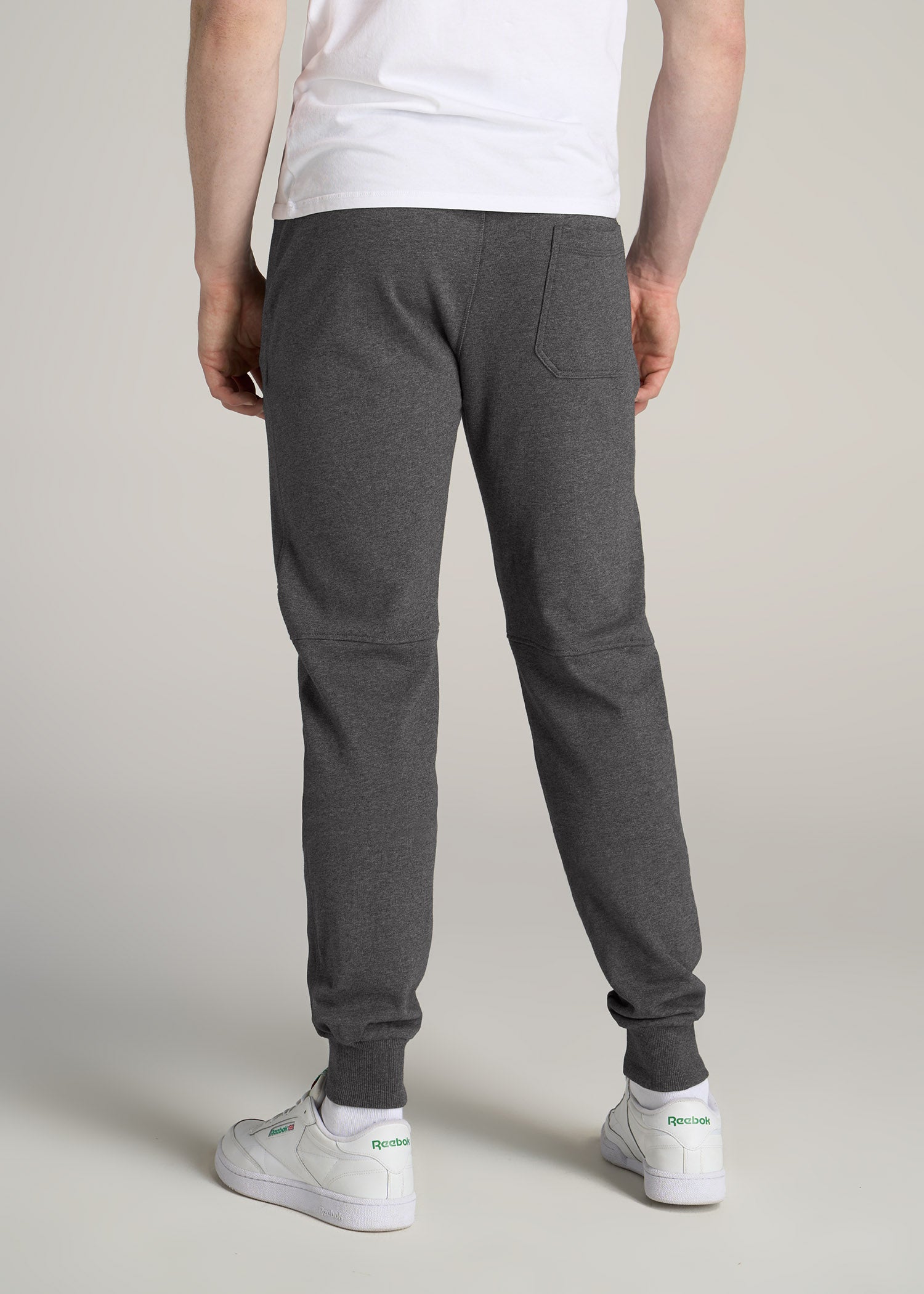 American-Tall-Men-French-Terry-Mens-Joggers-Charcoal-Mix-back
