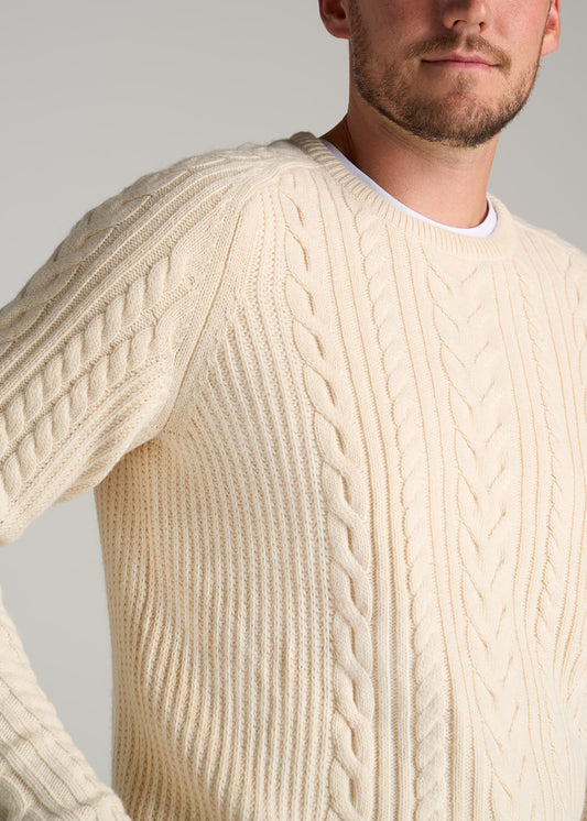    American-Tall-Men-Heavy-Cable-Knit-Sweater-Almond-detail