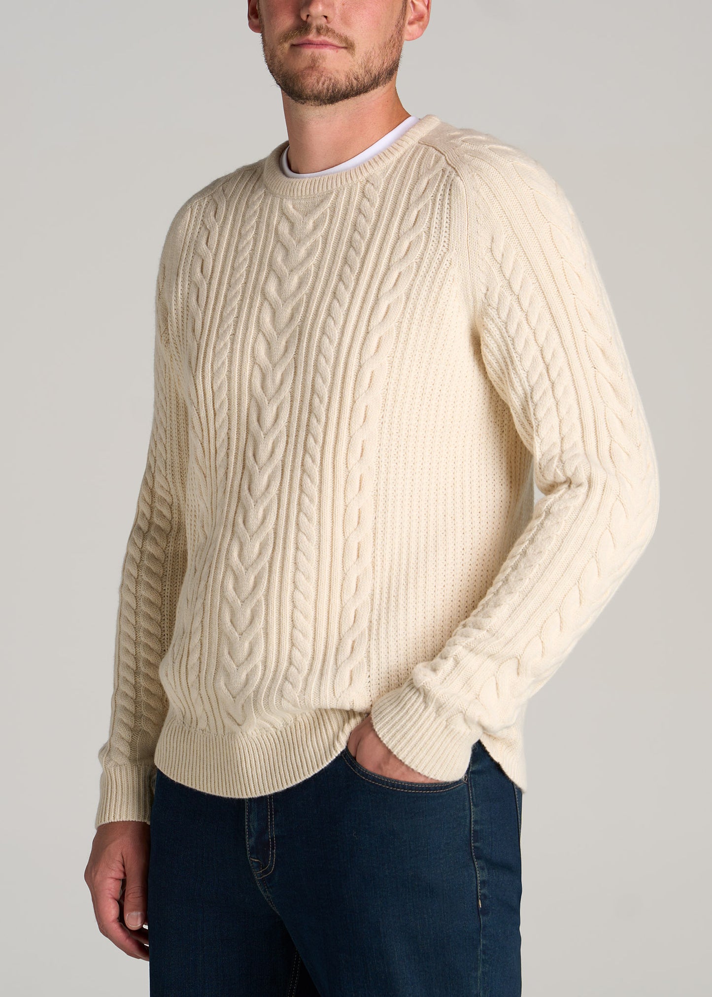   American-Tall-Men-Heavy-Cable-Knit-Sweater-Almond-side
