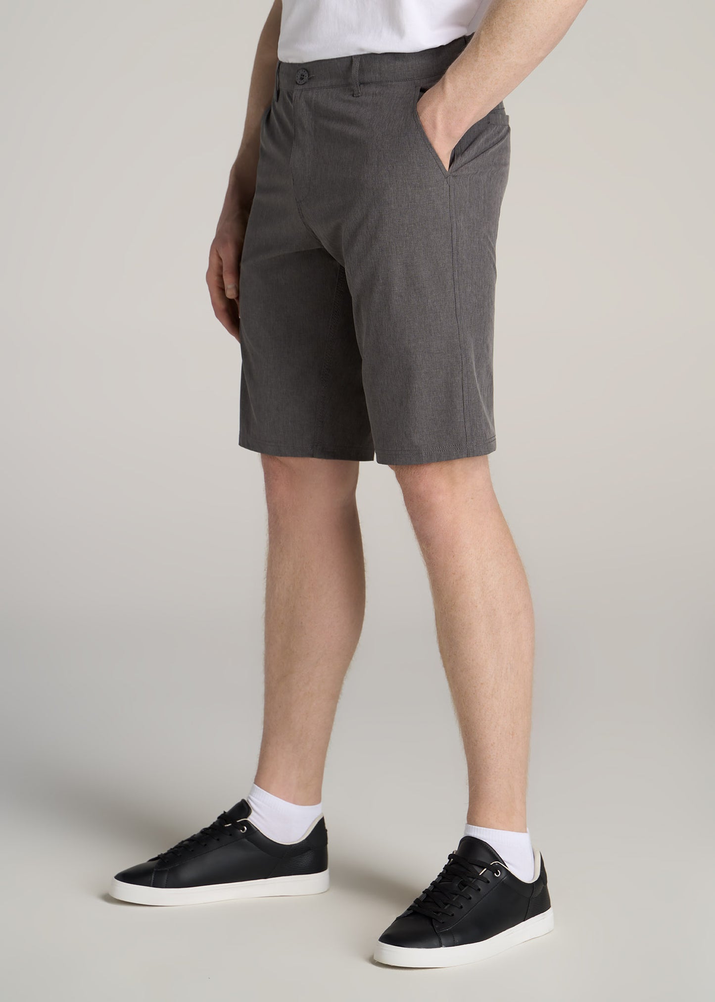    American-Tall-Men-Hybrid-Shorts-Charcoal-Mix-side