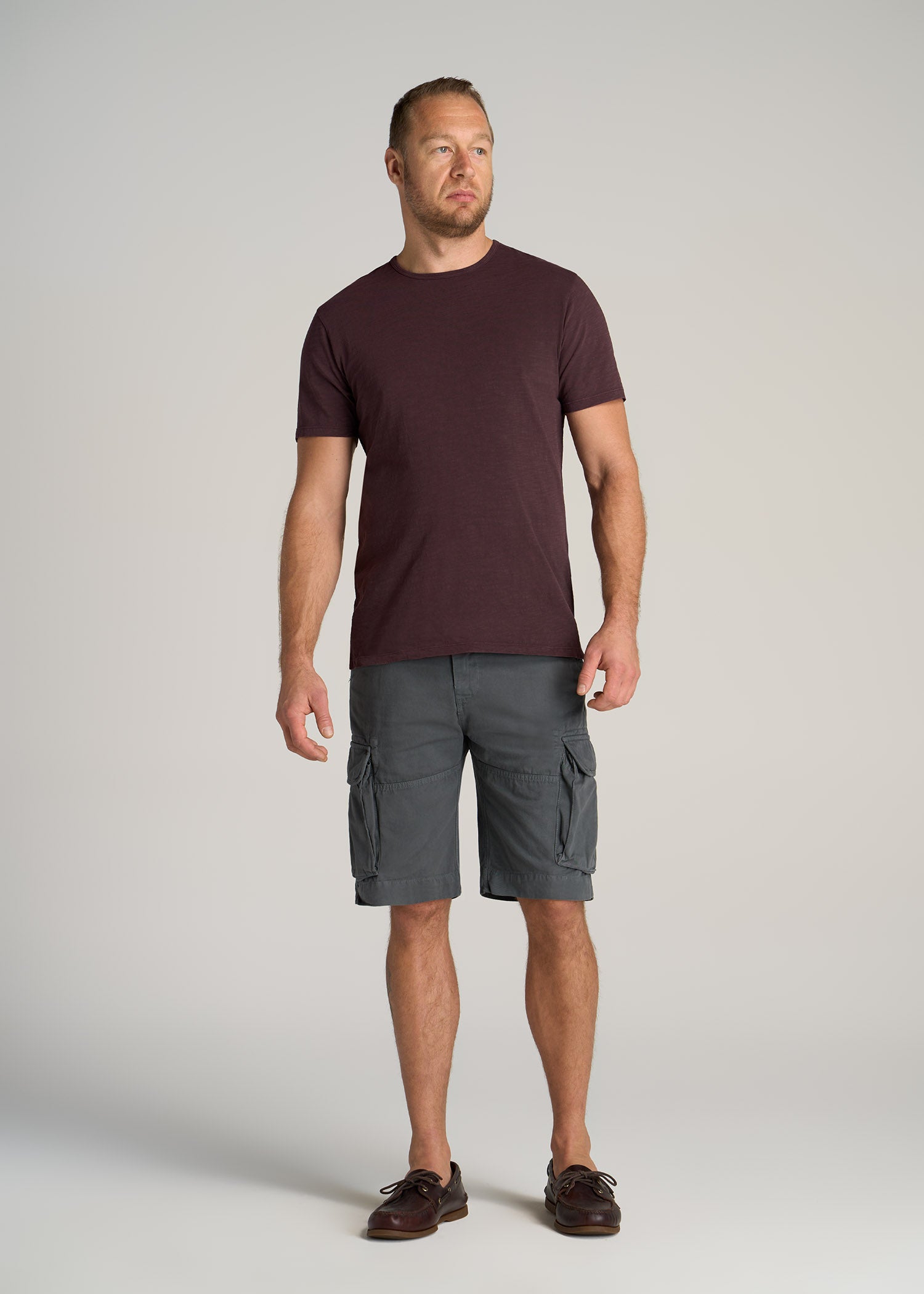         American-Tall-Men-LJ-Cargo-Pocket-Shorts-Flint-Grey-full