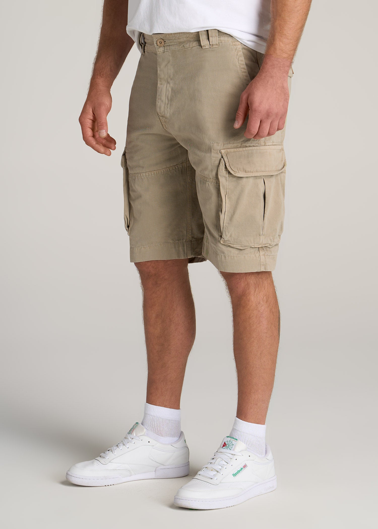    American-Tall-Men-LJ-Cargo-Pocket-Shorts-Vintage-Buck-side